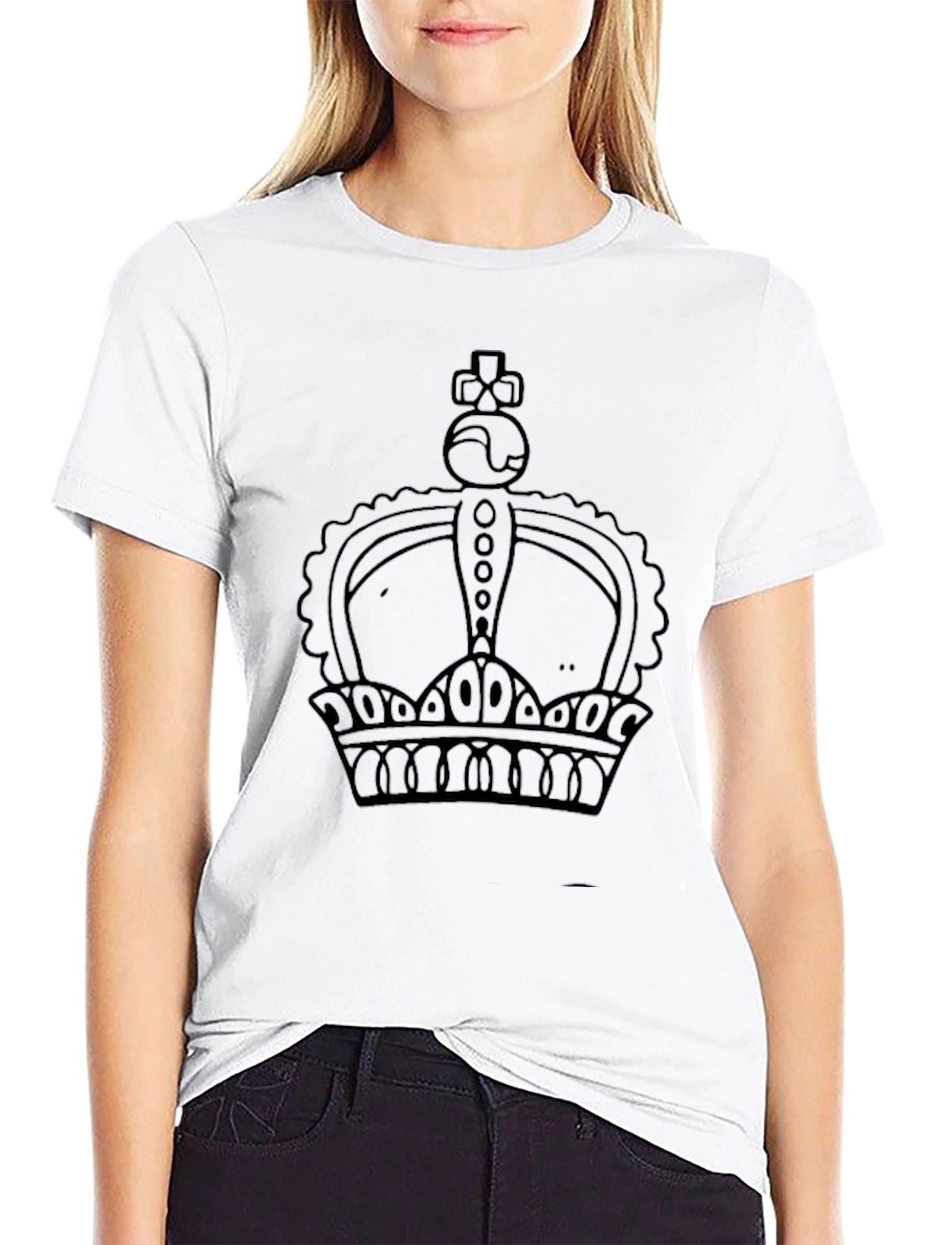 King Crown Graphic Black T-Shirt