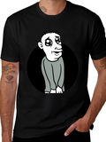 Cartoon Character Black T-Shirt