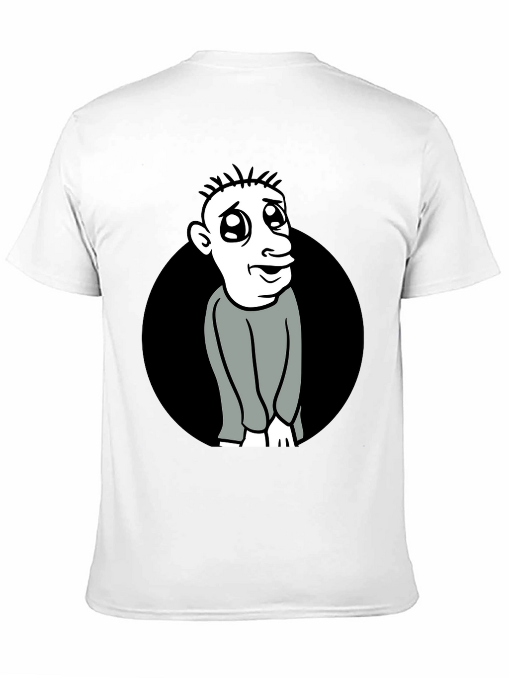 Cartoon Character Black T-Shirt