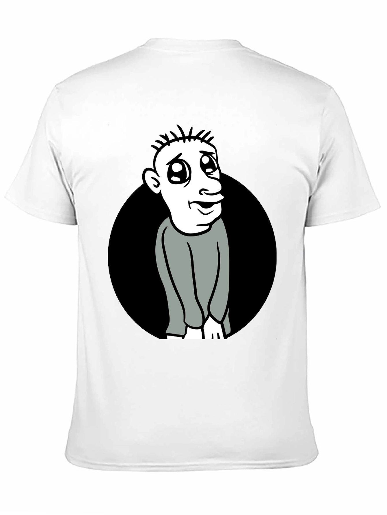 Cartoon Character Black T-Shirt