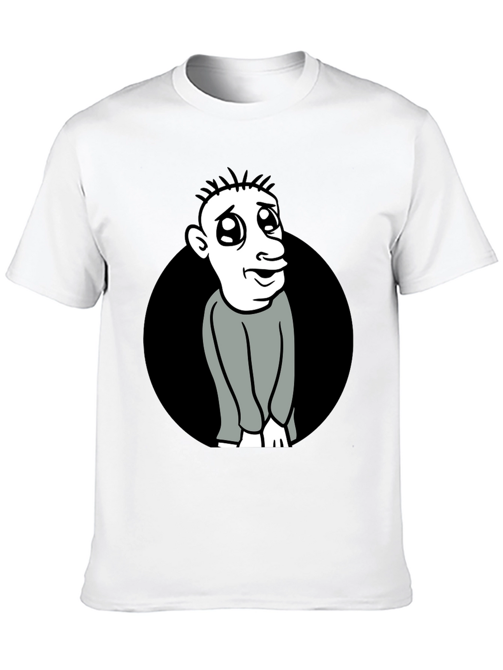 Cartoon Character Black T-Shirt