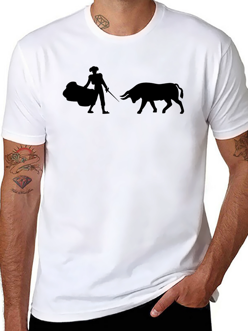 Matador Graphic Tee - Bold Bullfighting Design