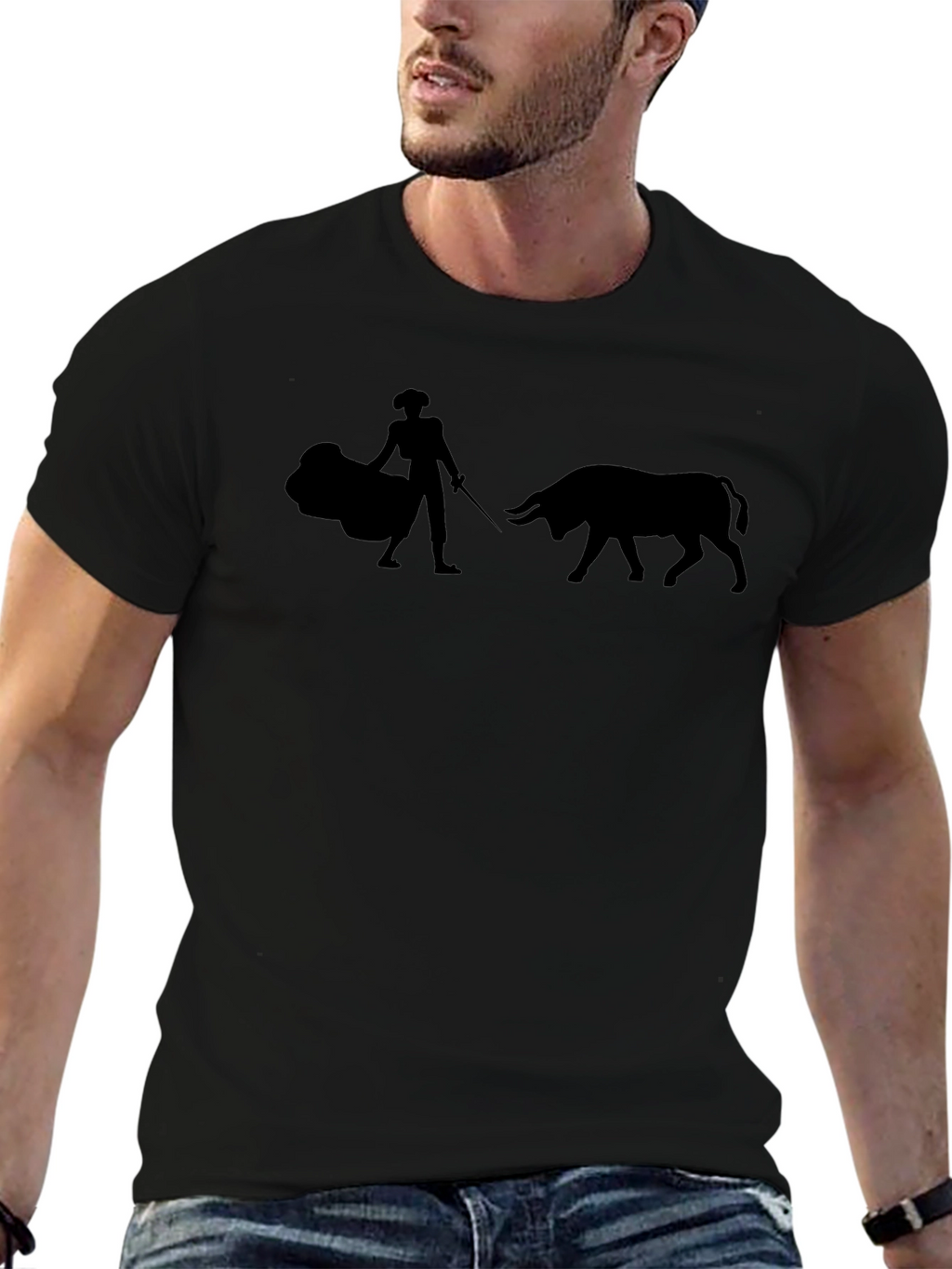 Matador Graphic Tee - Bold Bullfighting Design