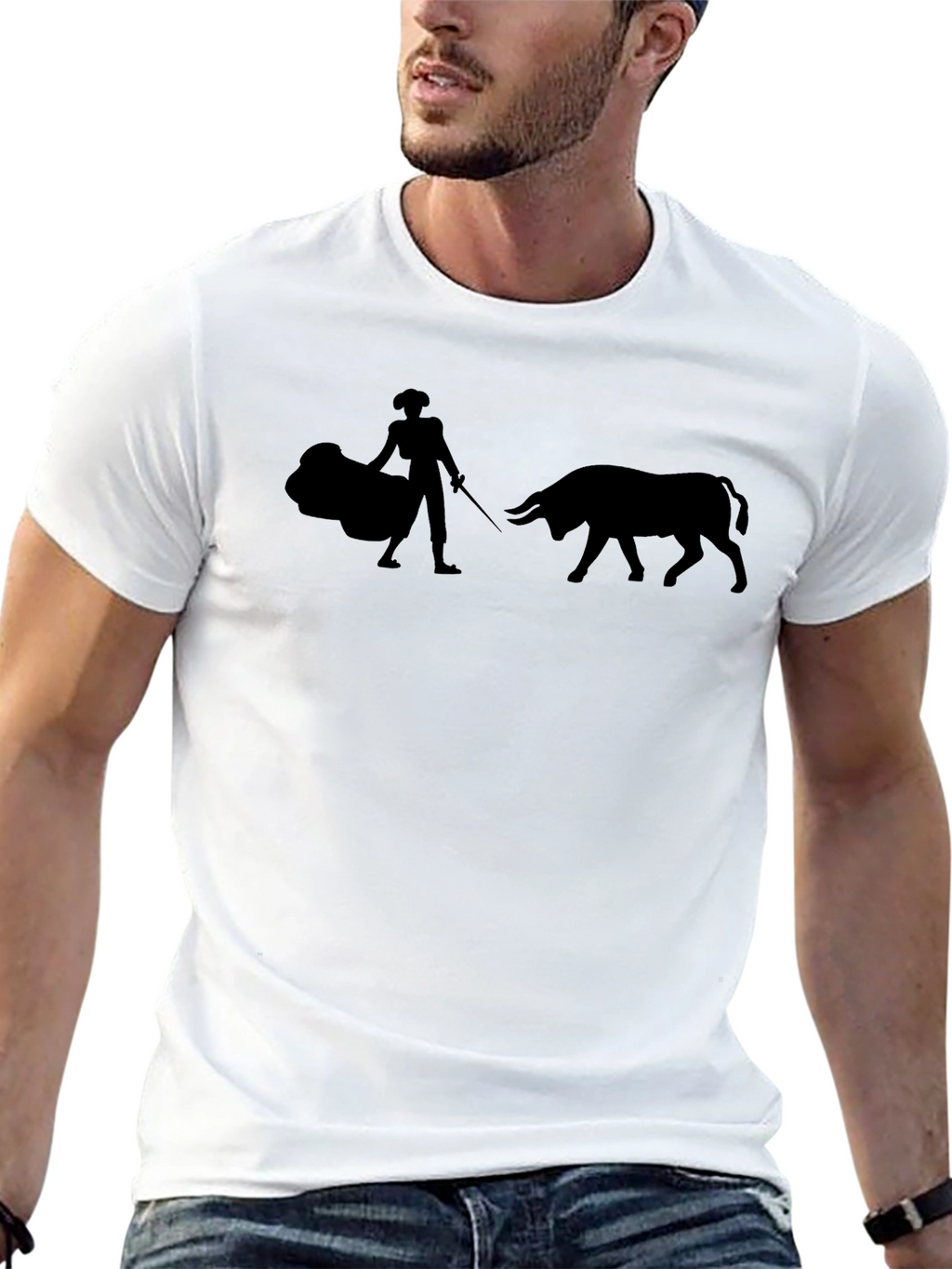 Matador Graphic Tee - Bold Bullfighting Design