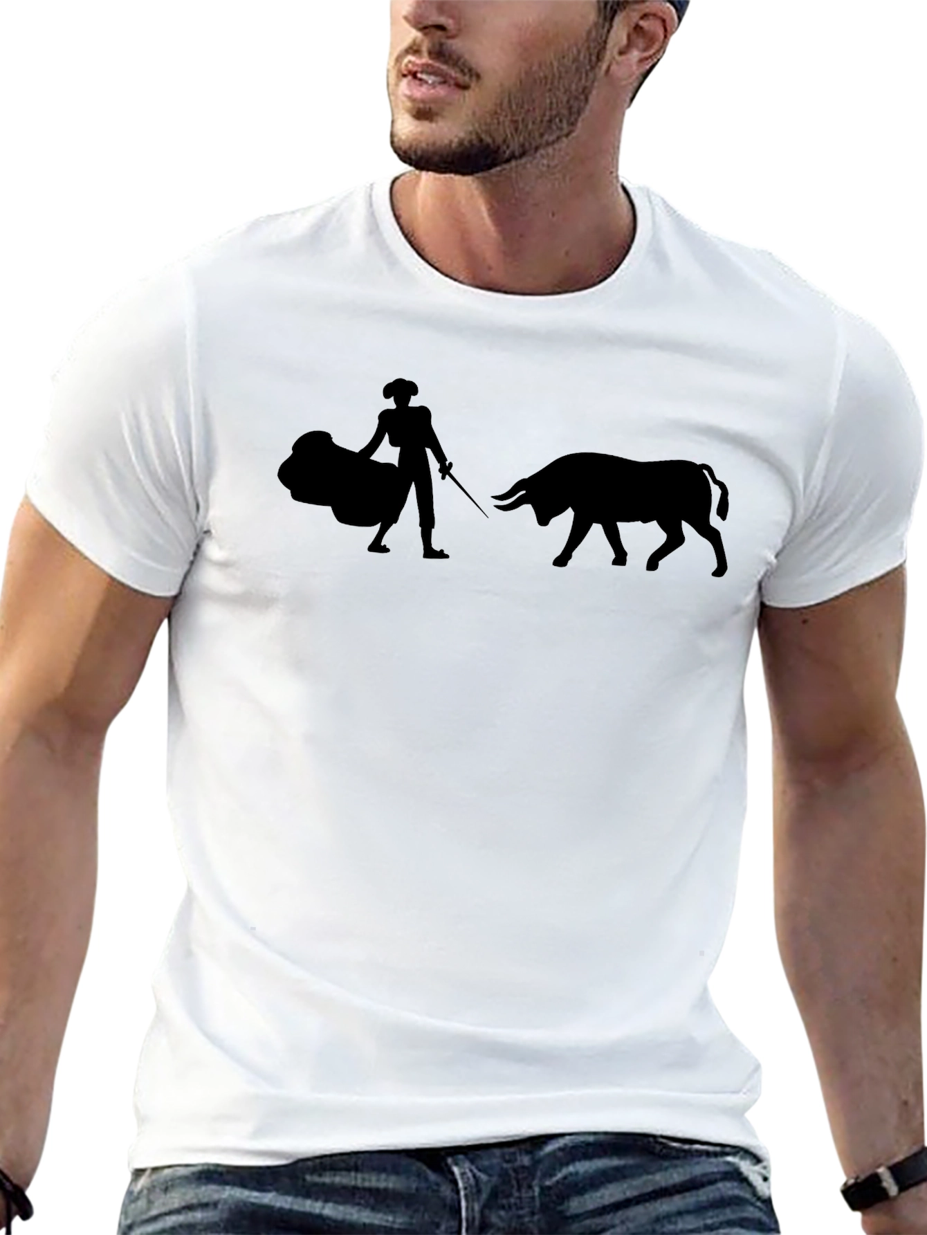 Matador Graphic Tee - Bold Bullfighting Design