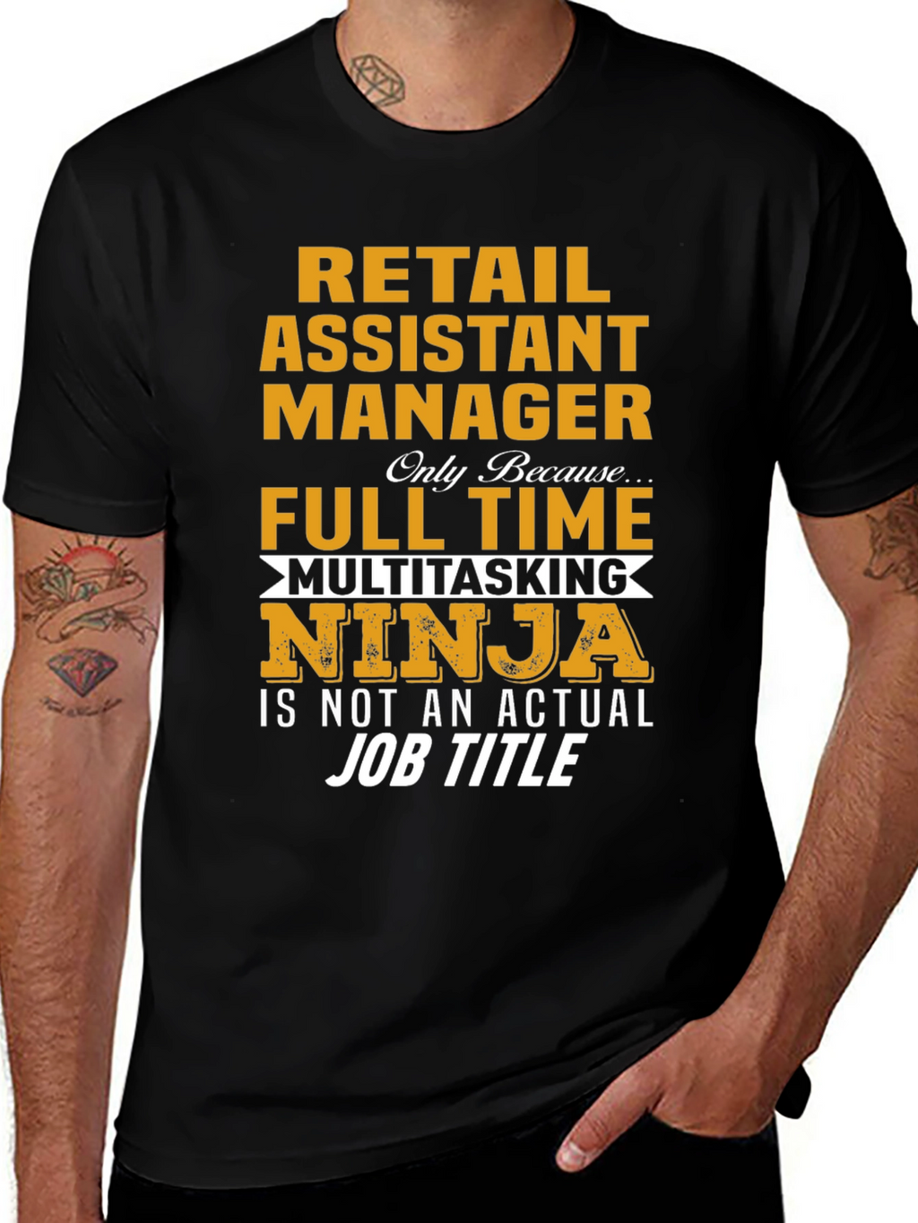 Retail Assistant Manager Multitasking Ninja T-Shirt