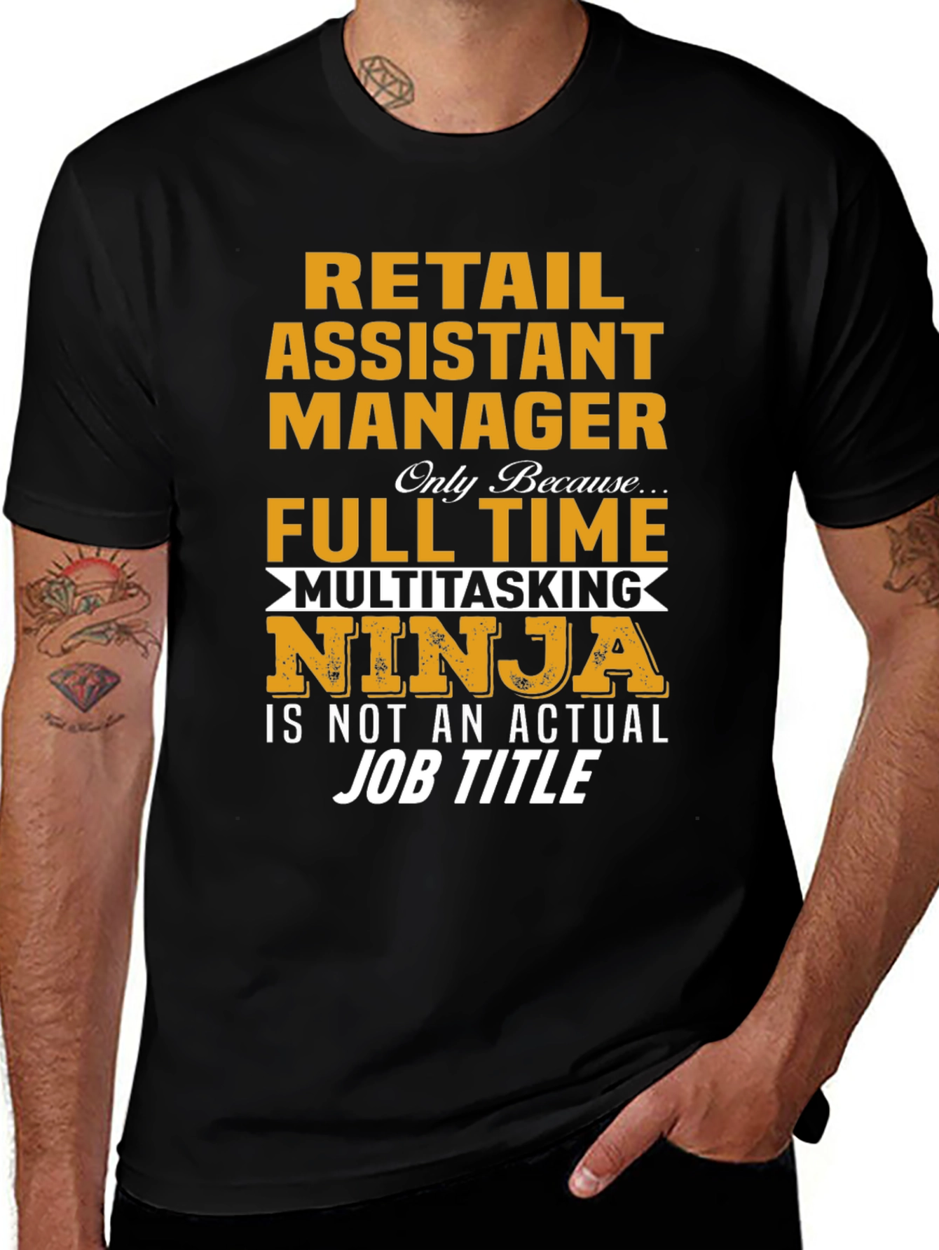 Retail Assistant Manager Multitasking Ninja T-Shirt