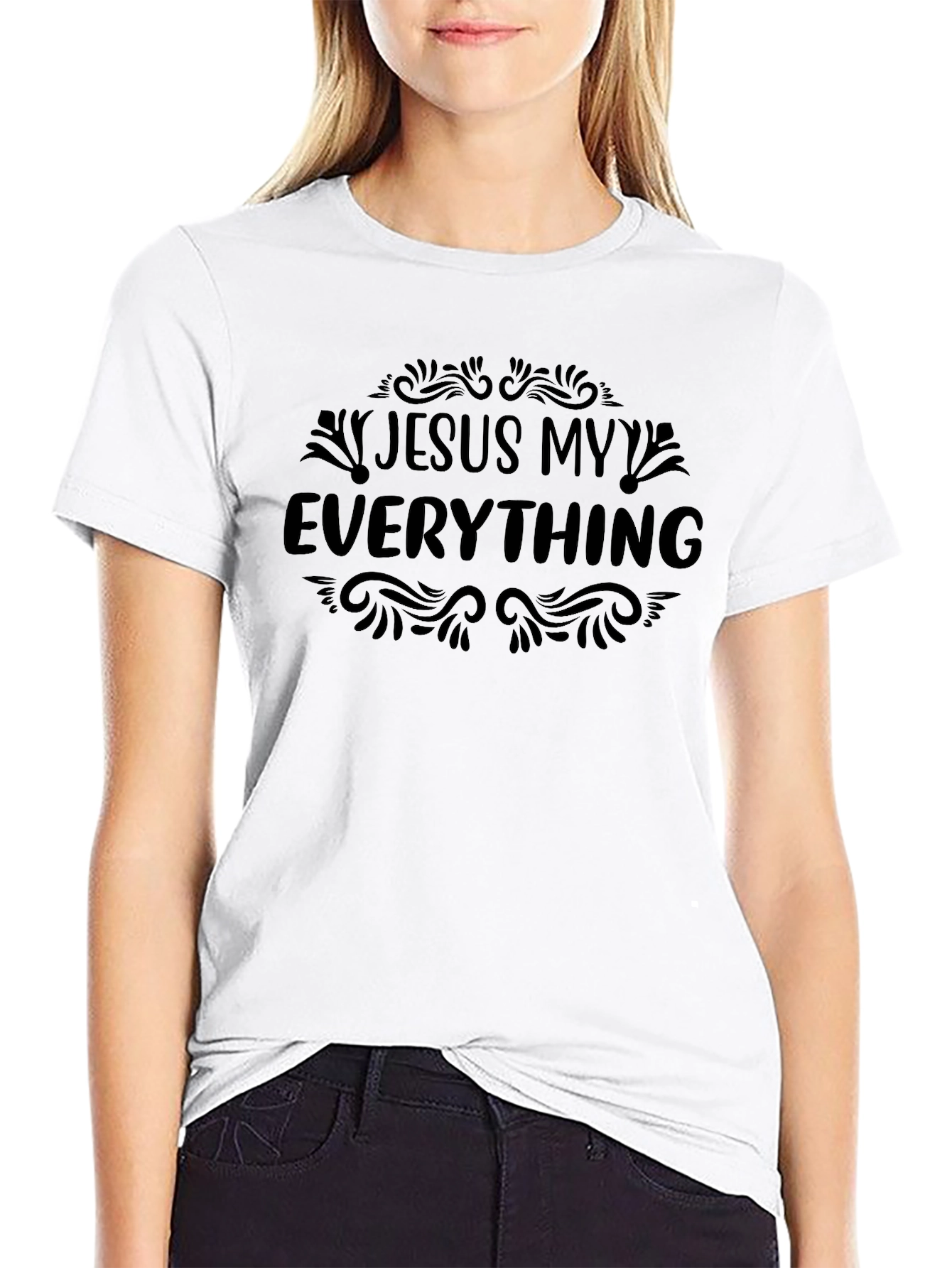 Jesus My Everything Black T-Shirt