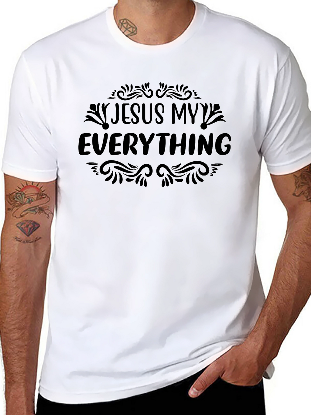 Jesus My Everything Black T-Shirt