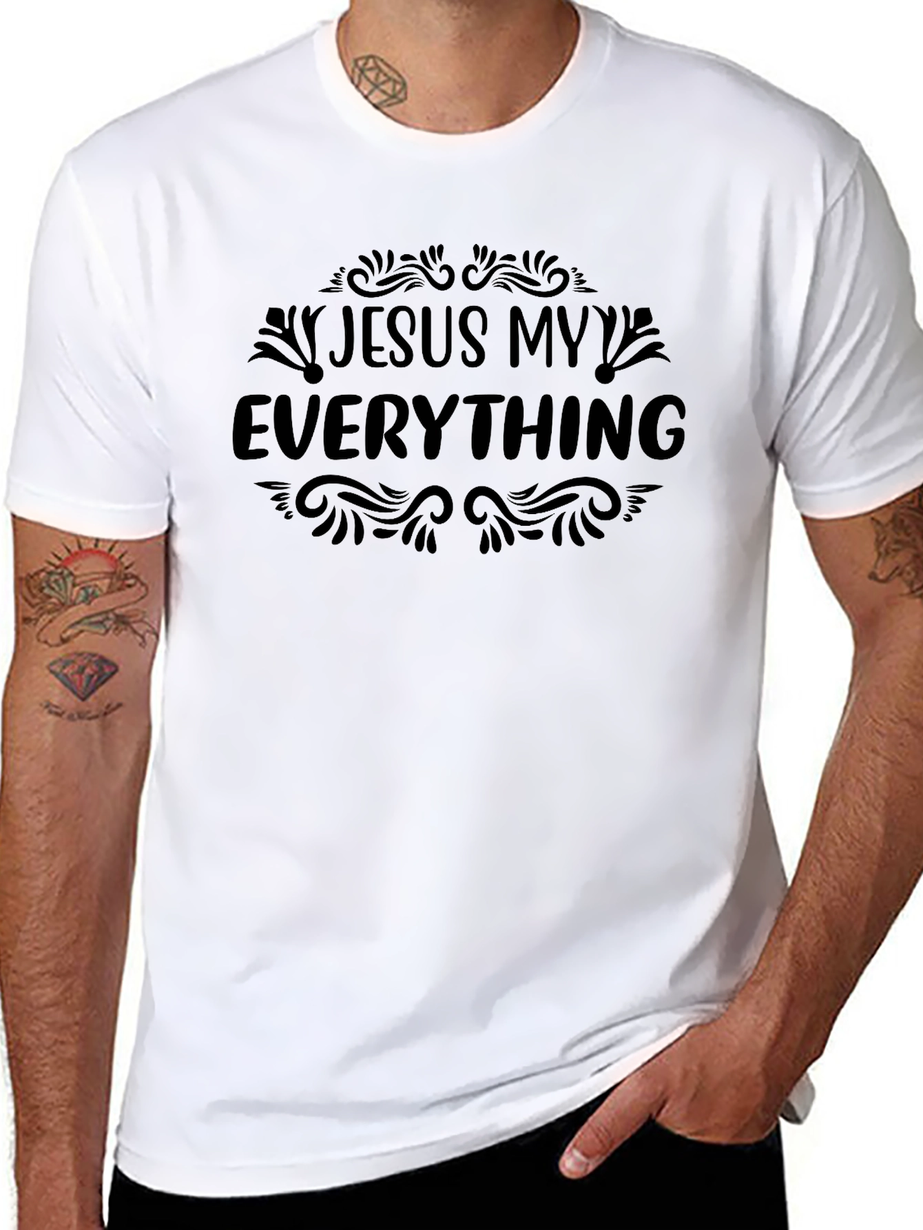 Jesus My Everything Black T-Shirt