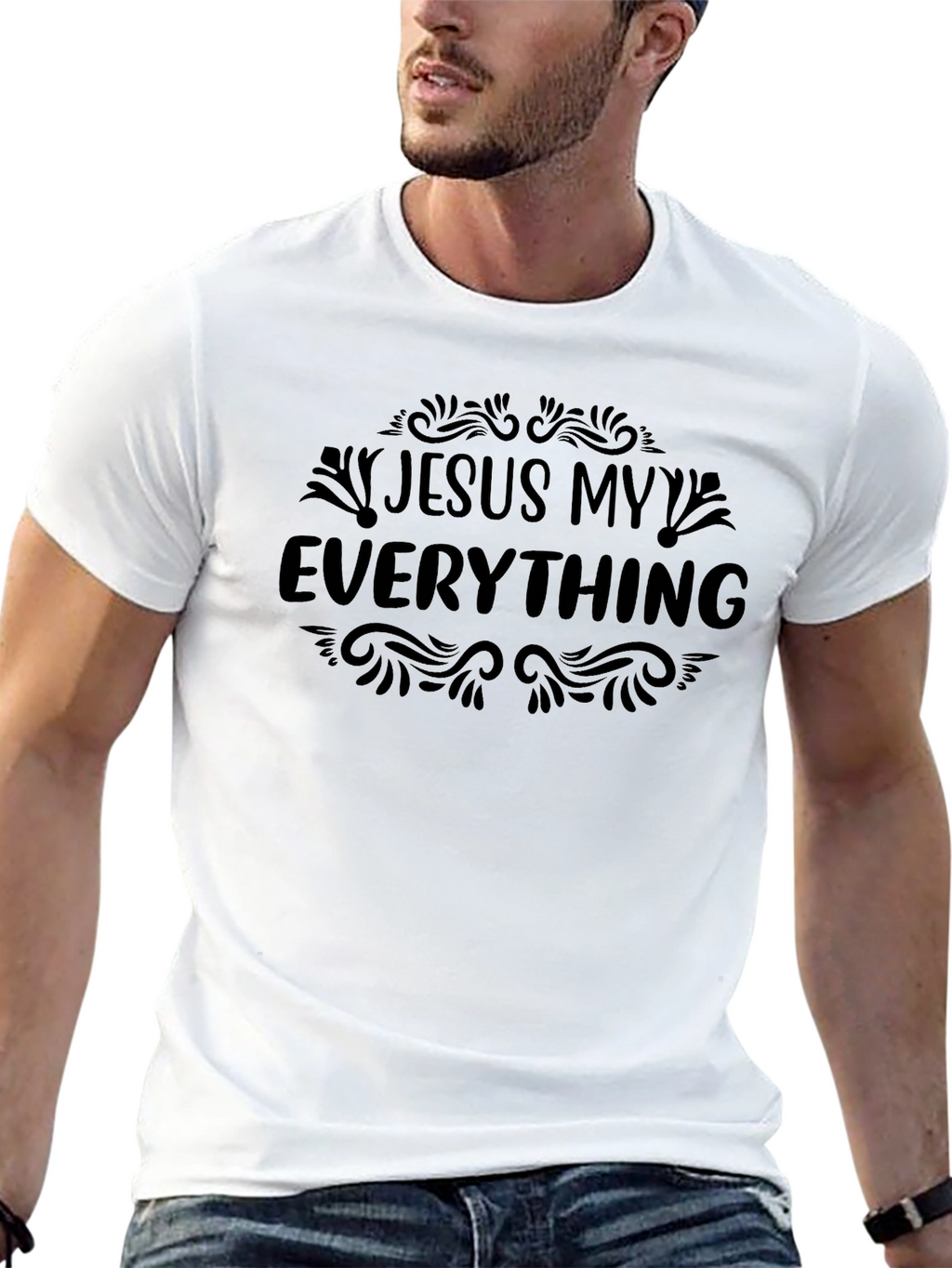 Jesus My Everything Black T-Shirt