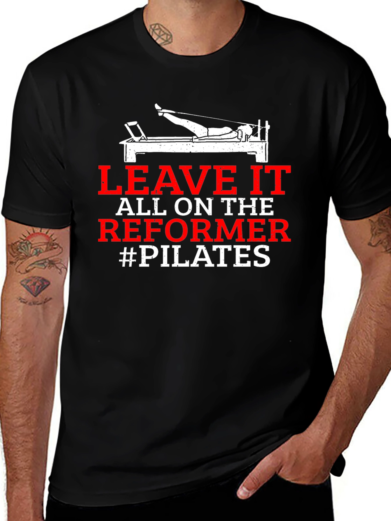 Pilates Reformer T-Shirt: Leave It All on the Reformer