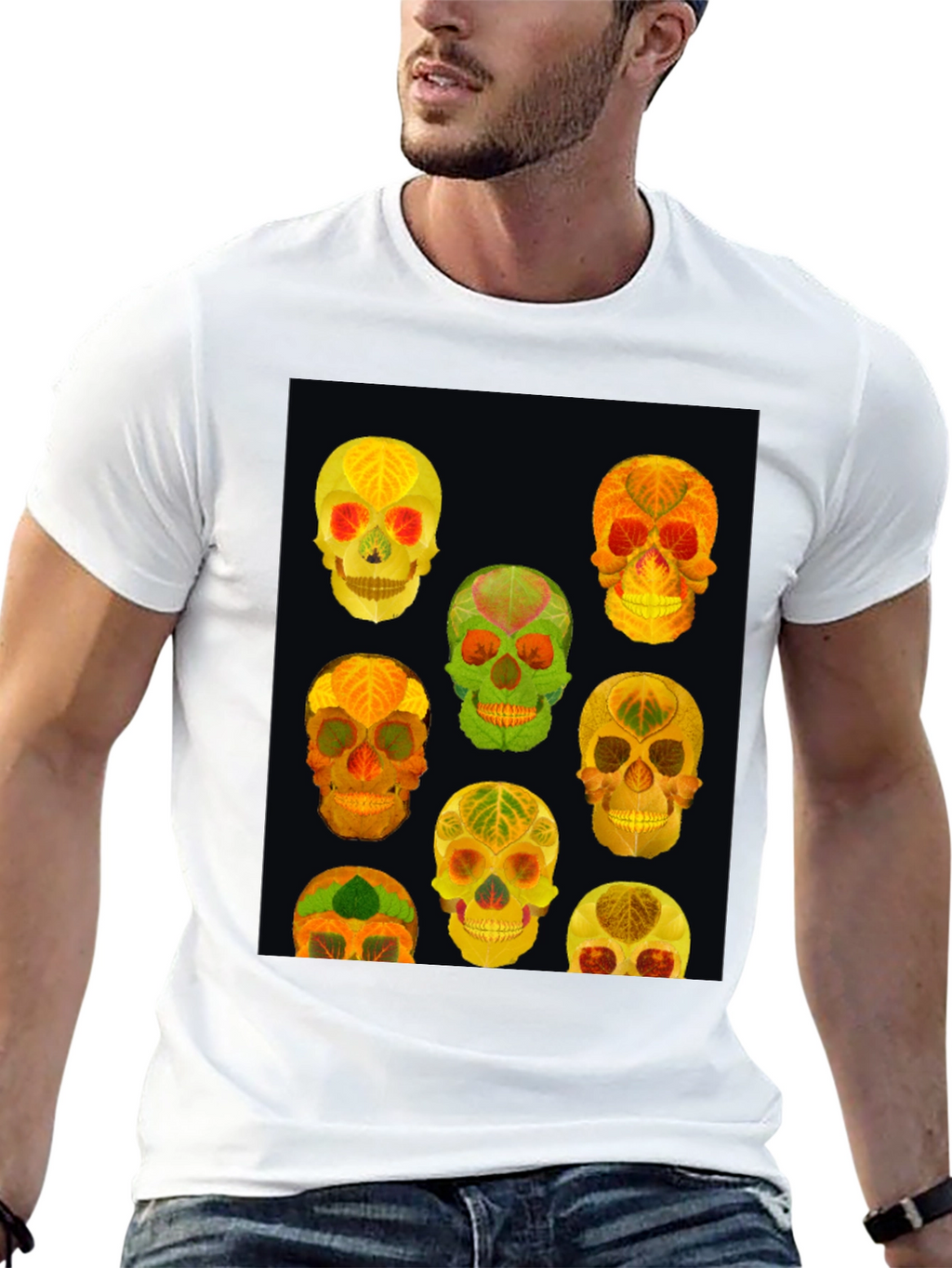 Skull Leaf T-Shirt
