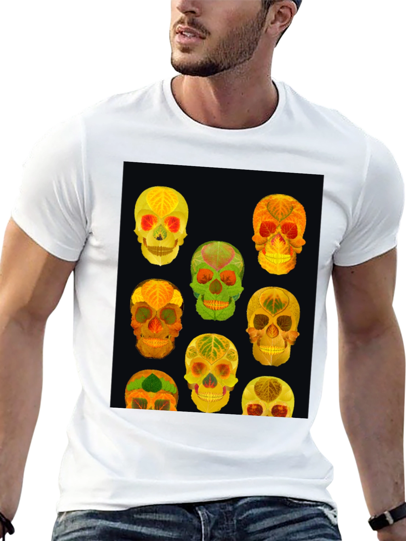 Skull Leaf T-Shirt