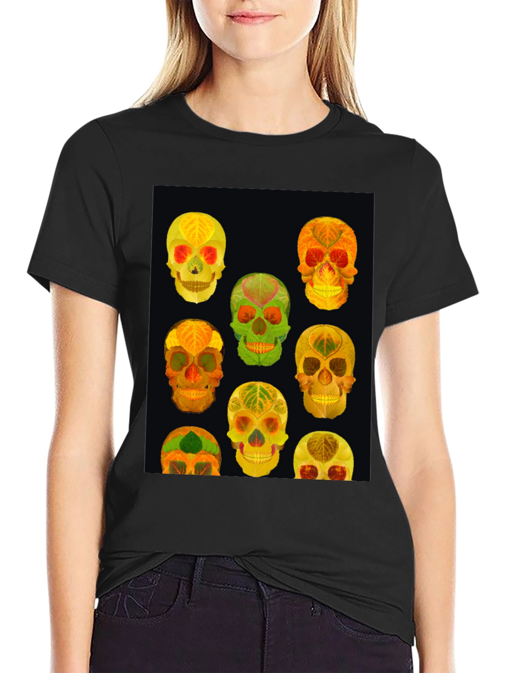 Skull Leaf T-Shirt