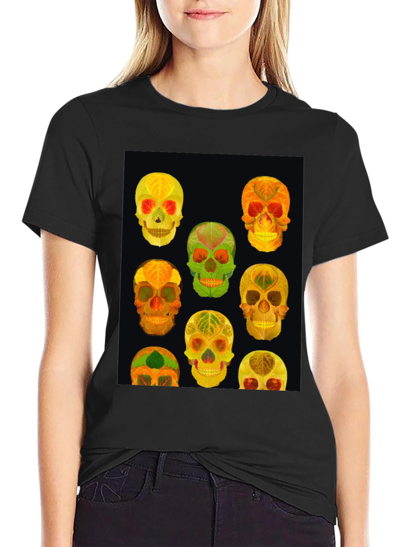 Skull Leaf T-Shirt