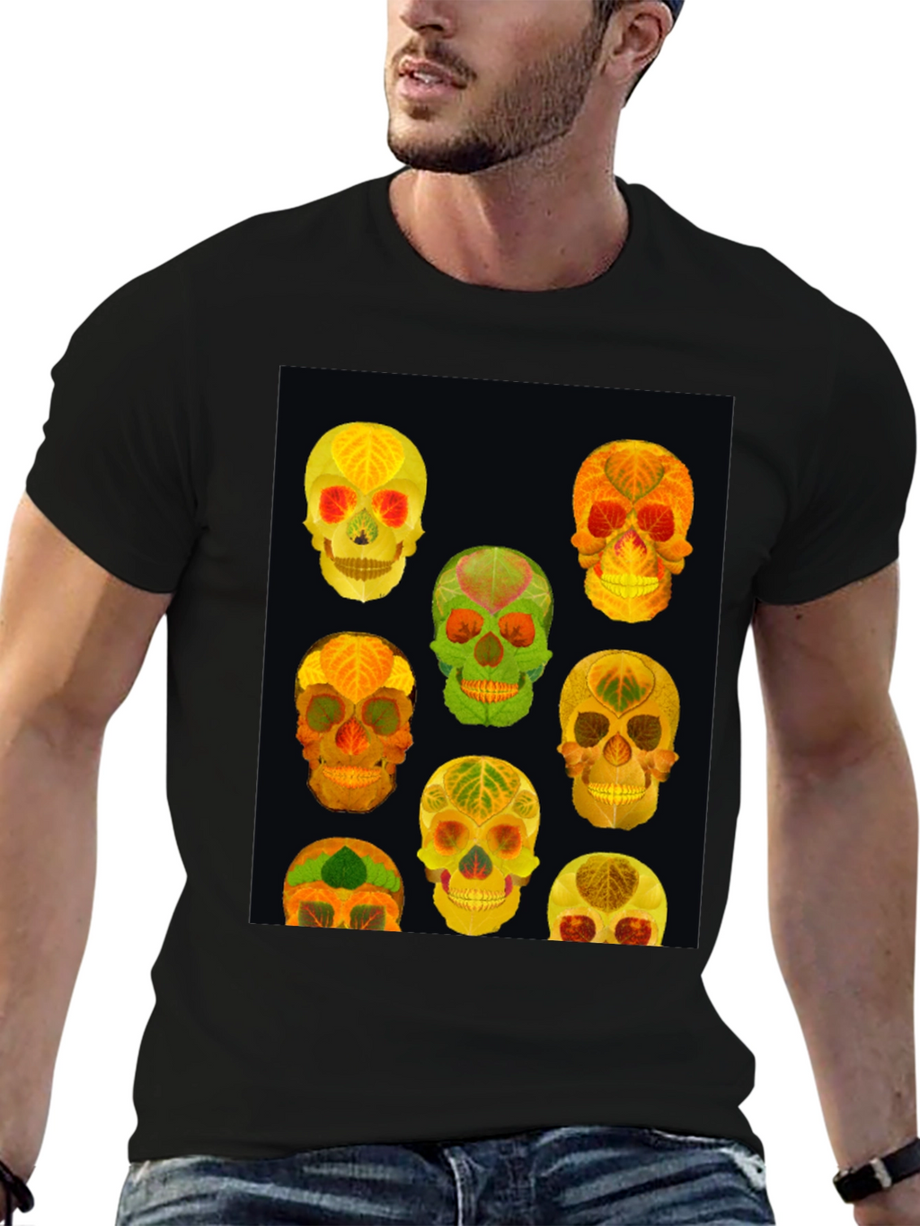 Skull Leaf T-Shirt