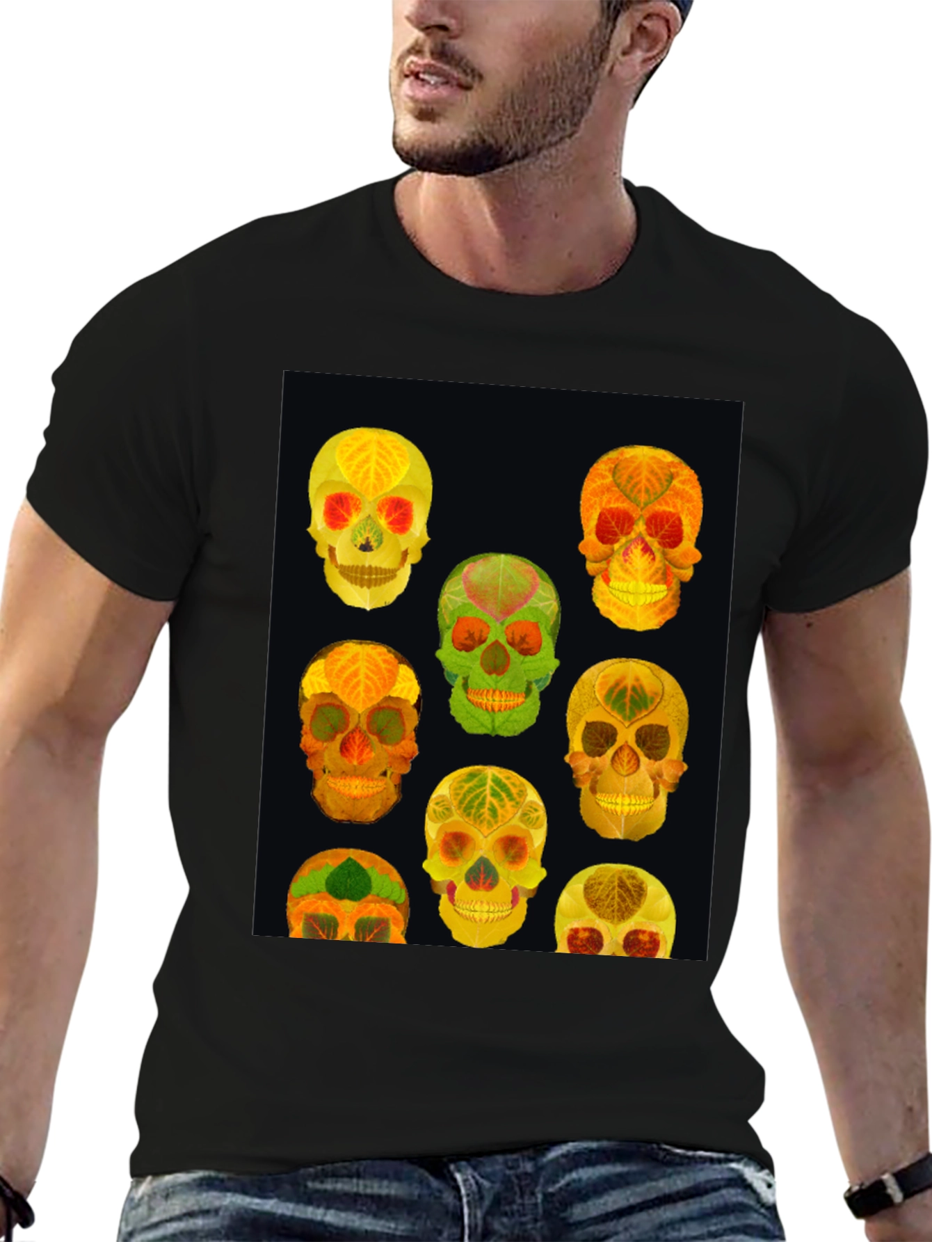 Skull Leaf T-Shirt