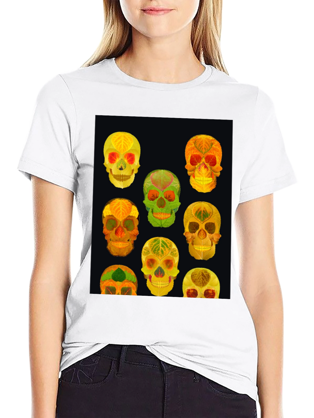 Skull Leaf T-Shirt