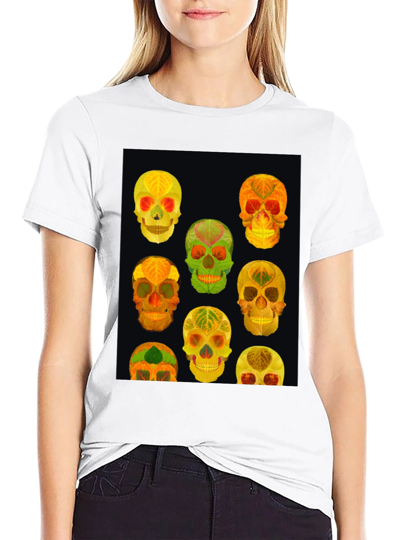 Skull Leaf T-Shirt