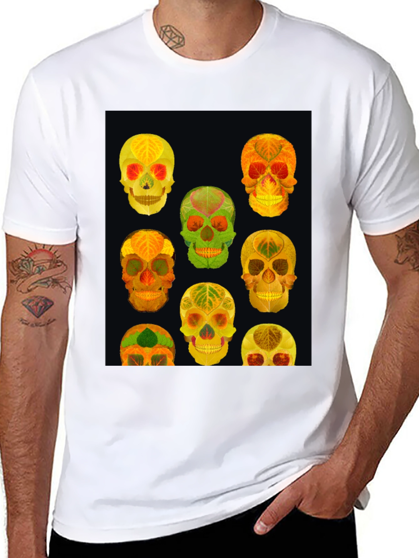 Skull Leaf T-Shirt