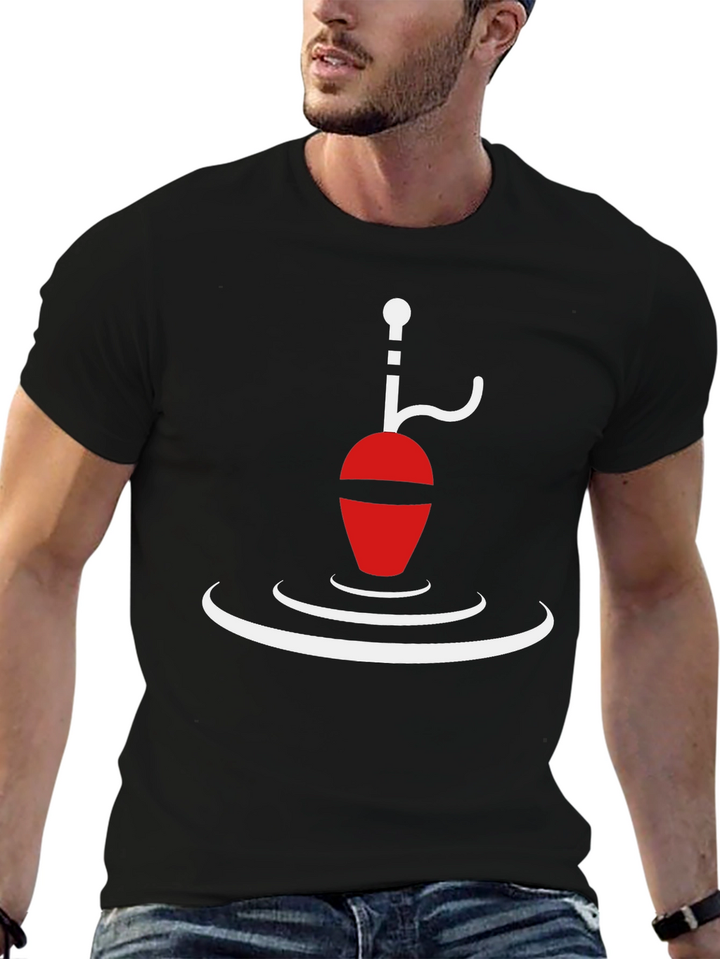 Fishing Bobber Graphic T-Shirt