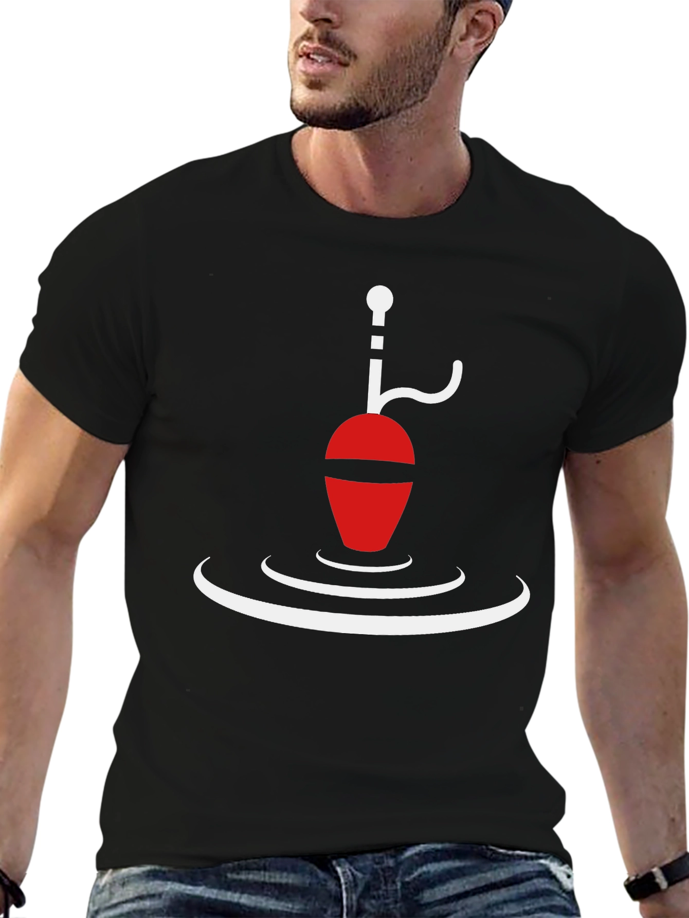 Fishing Bobber Graphic T-Shirt