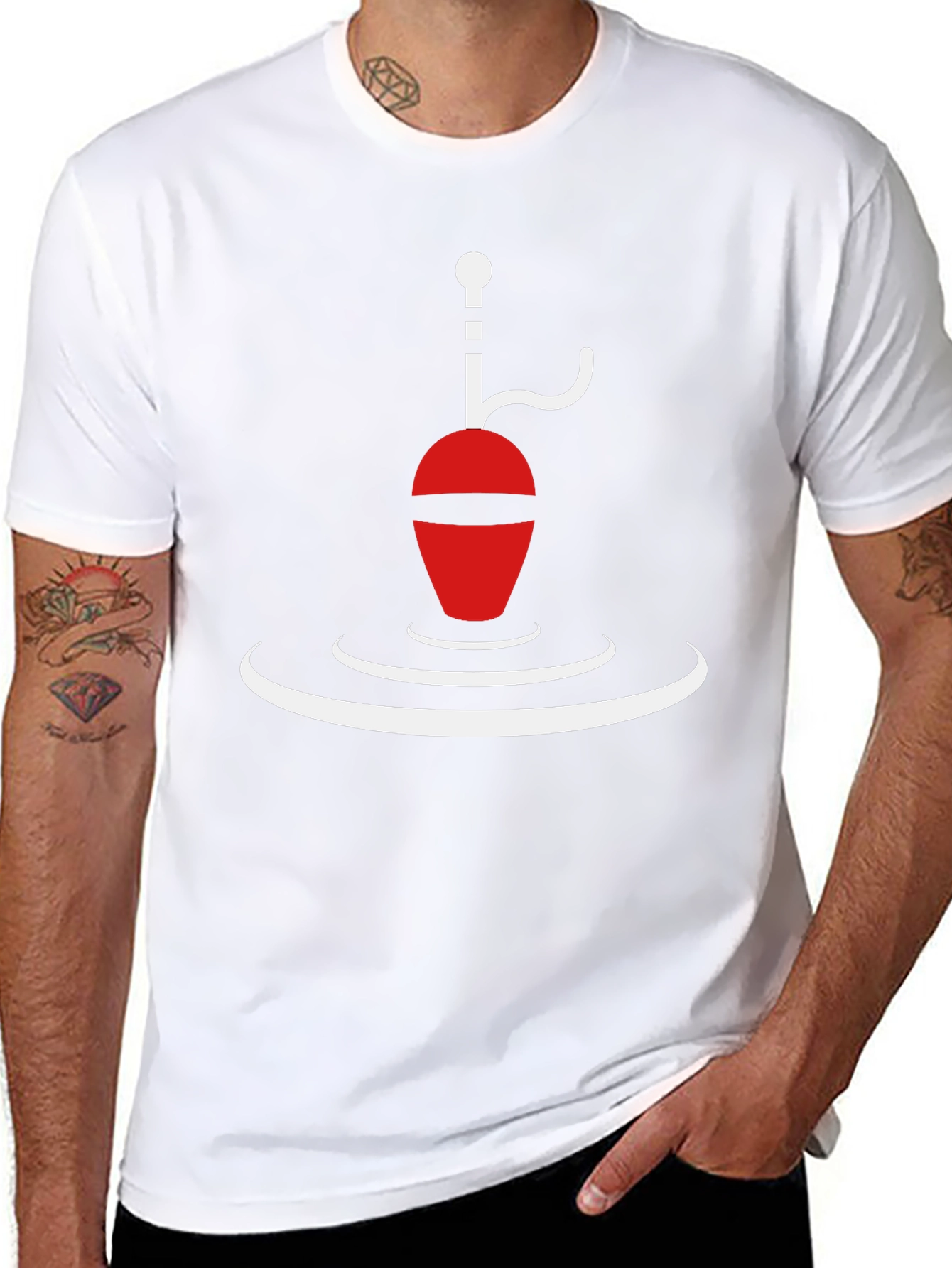 Fishing Bobber Graphic T-Shirt