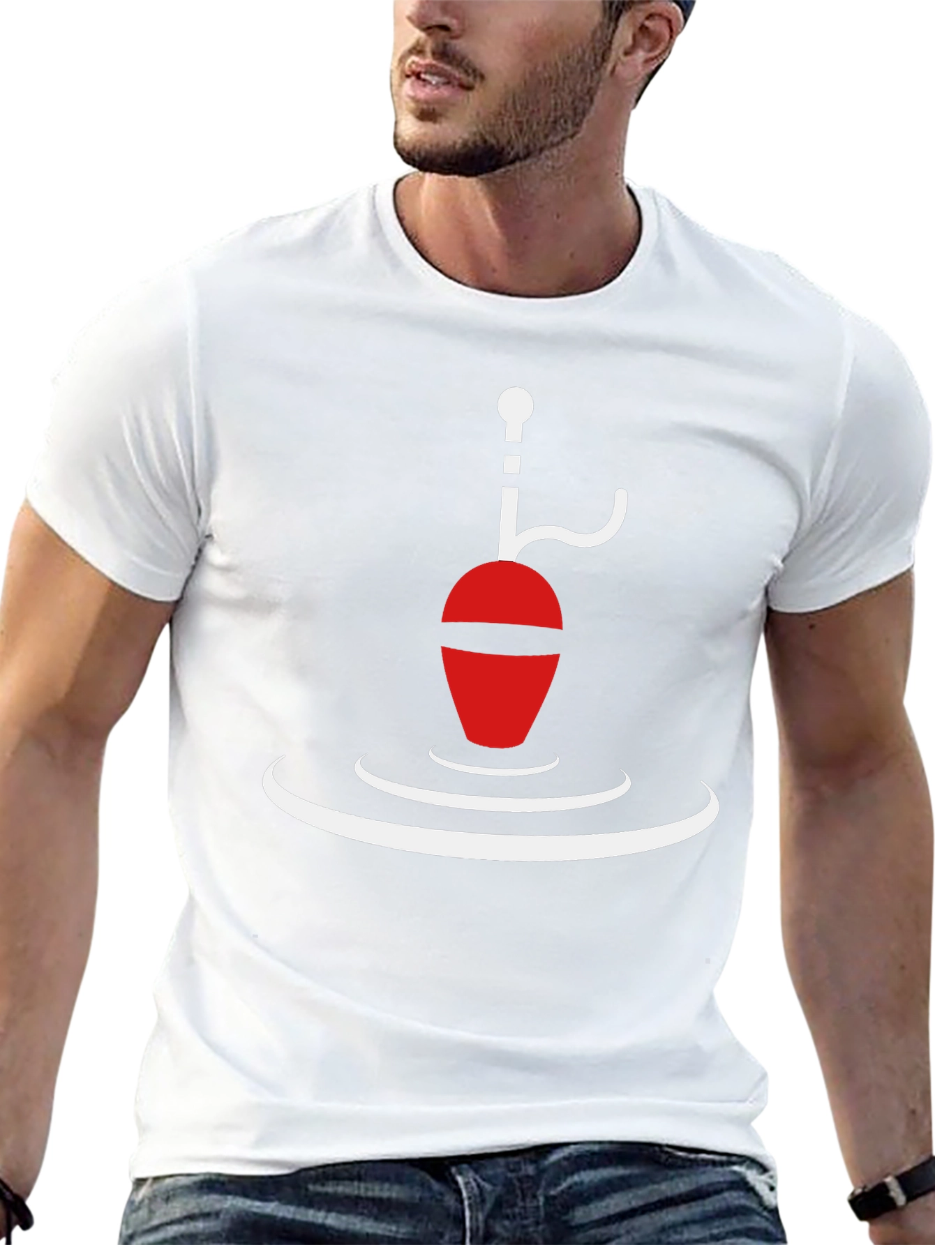 Fishing Bobber Graphic T-Shirt