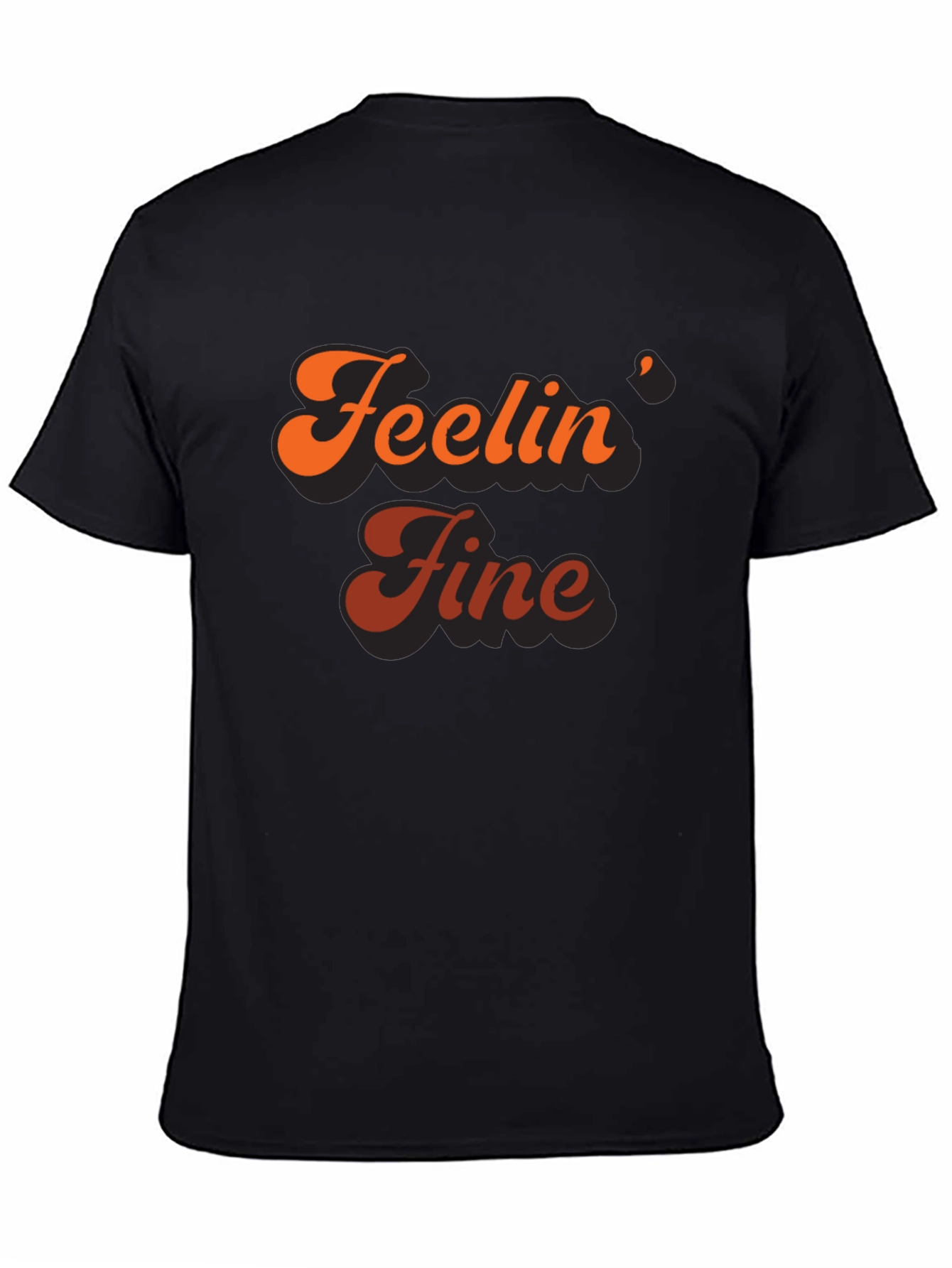 Feelin Fine Retro Graphic Tee - Stylish Comfort