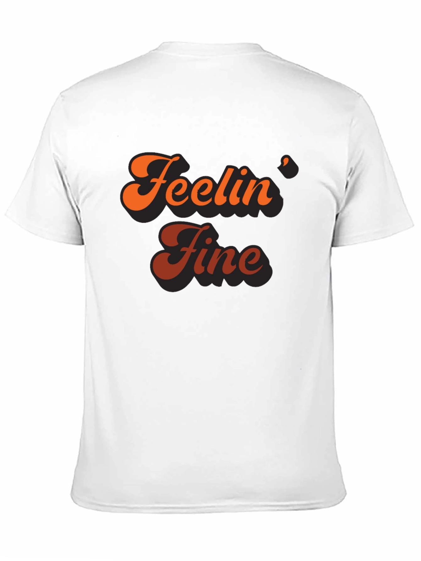 Feelin Fine Retro Graphic Tee - Stylish Comfort