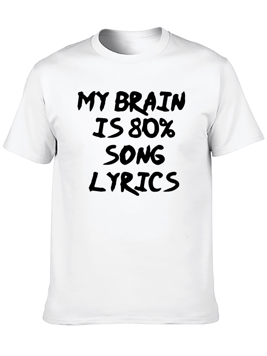 Song Lyrics T-Shirt - Funny Music Tee