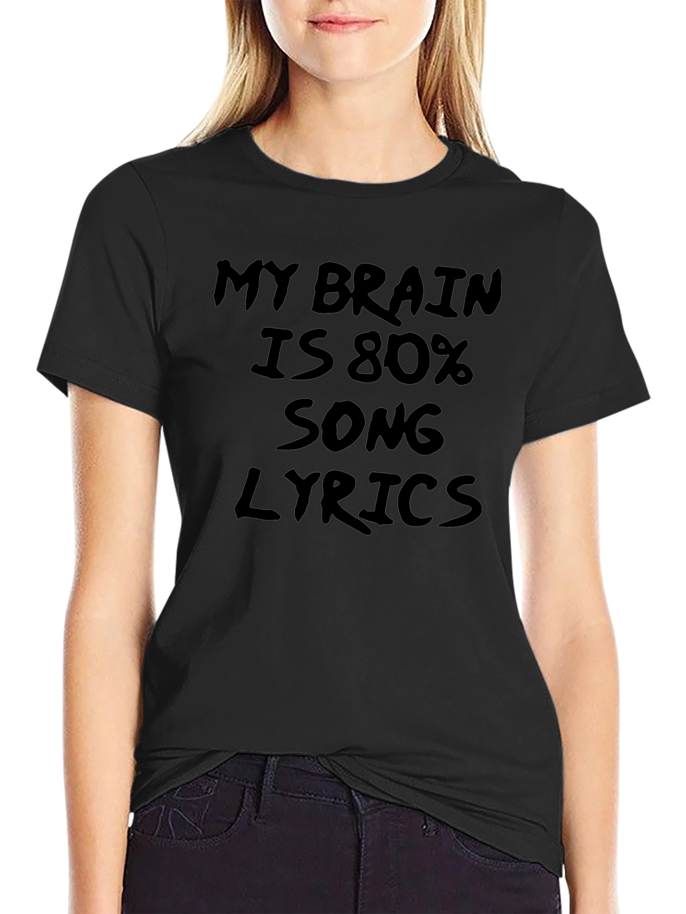 Song Lyrics T-Shirt - Funny Music Tee