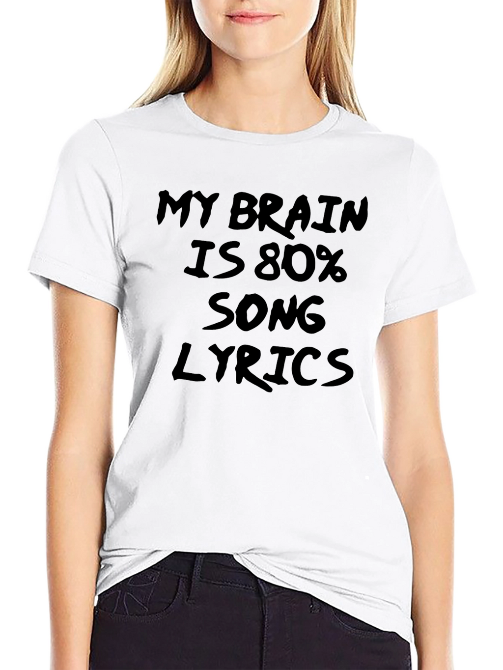 Song Lyrics T-Shirt - Funny Music Tee