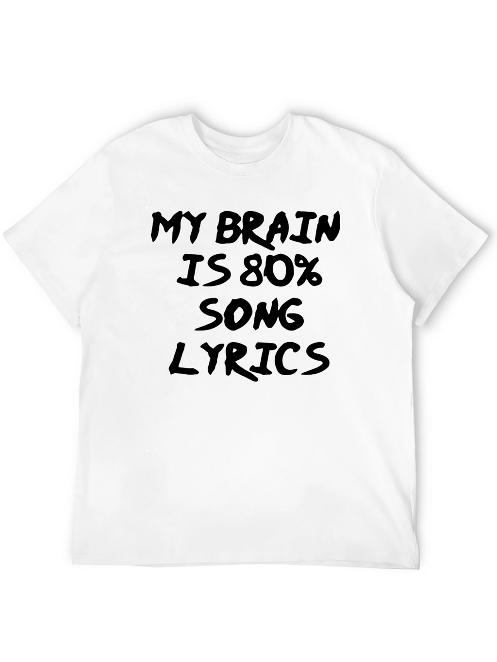 Song Lyrics T-Shirt - Funny Music Tee