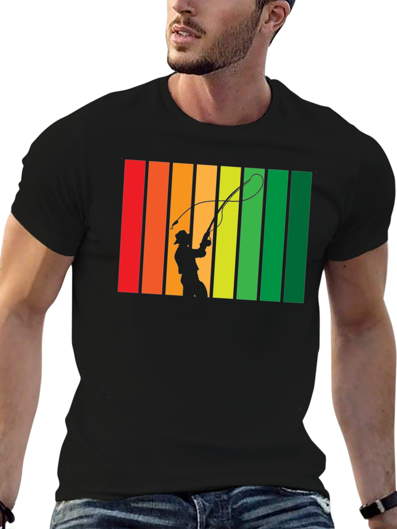 Retro Silhouette Whip Cracking T-Shirt