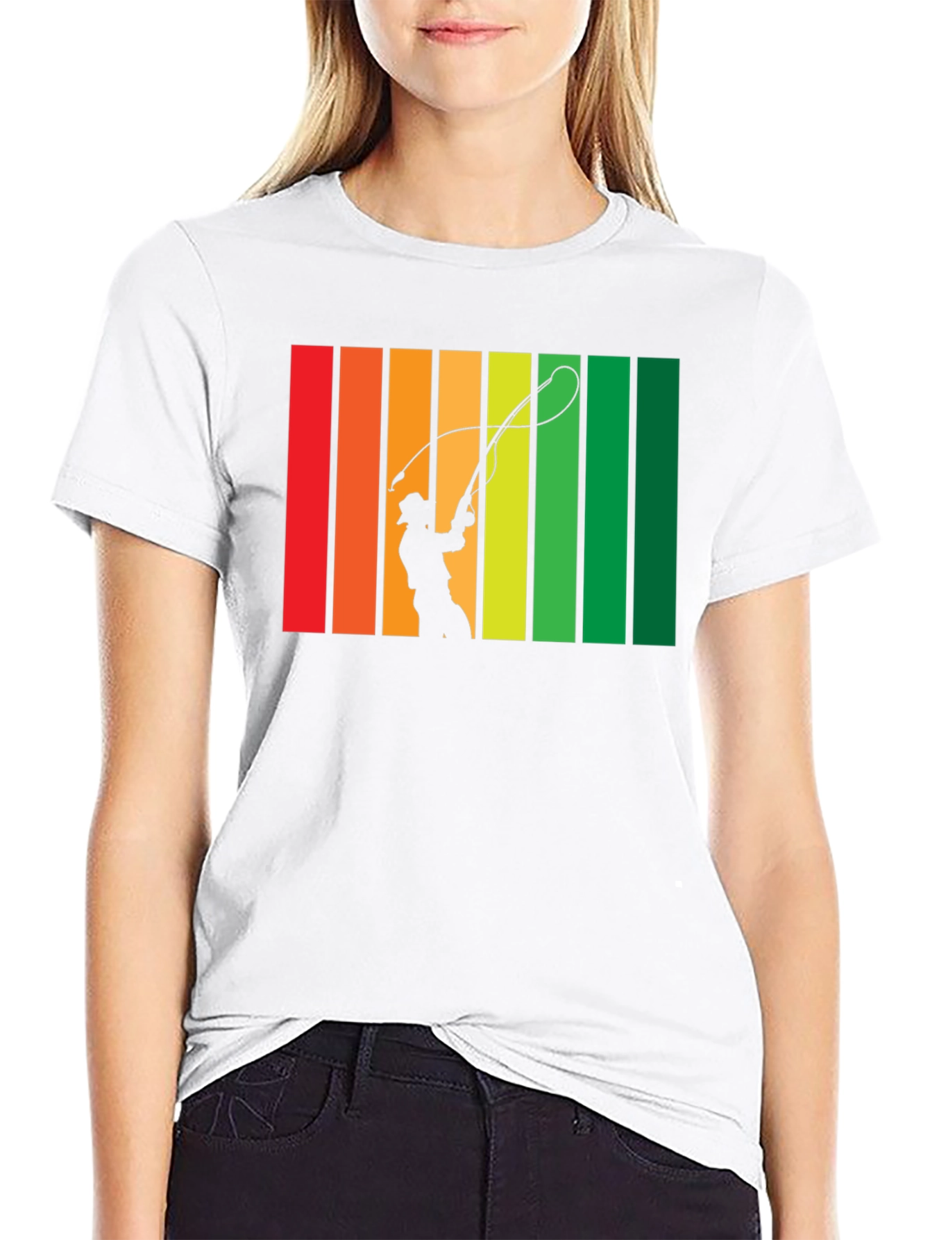 Retro Silhouette Whip Cracking T-Shirt