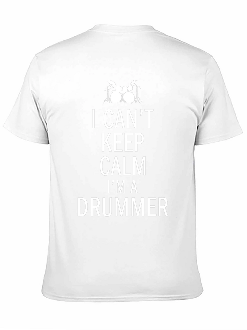 I Cant Keep Calm Im a Drummer Black Tee