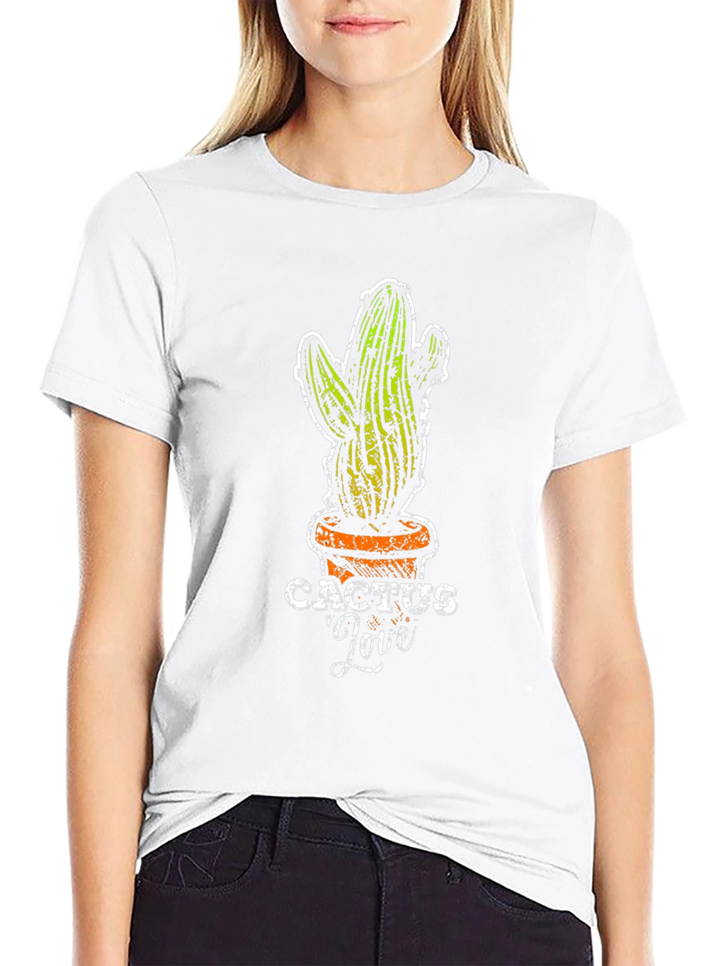 Cactus Love Graphic Tee - Trendy Plant Lover Shirt