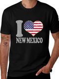 I Heart New Mexico USA Flag T-Shirt