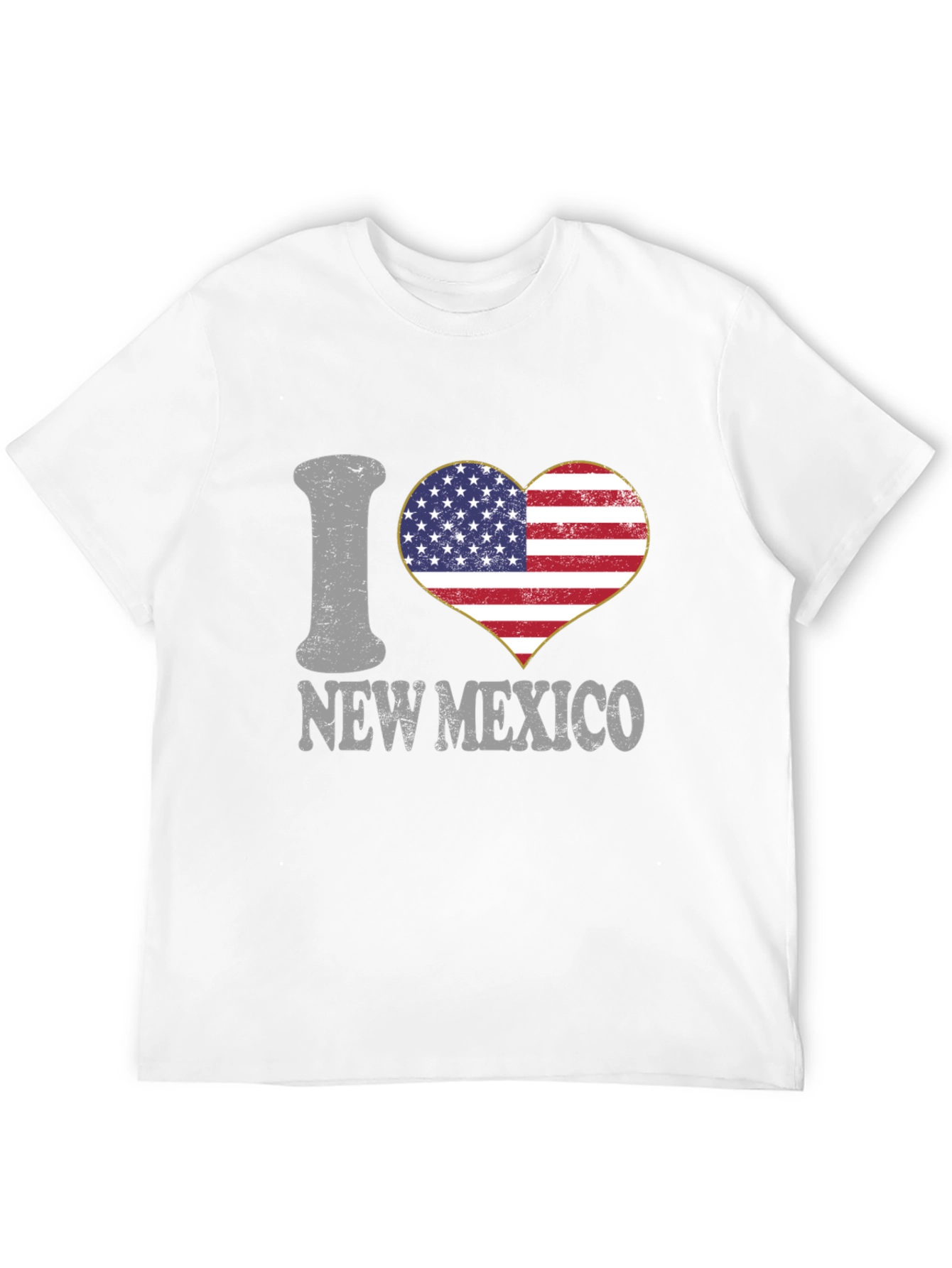 I Heart New Mexico USA Flag T-Shirt