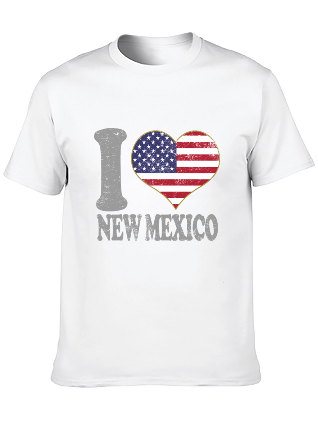 I Heart New Mexico USA Flag T-Shirt