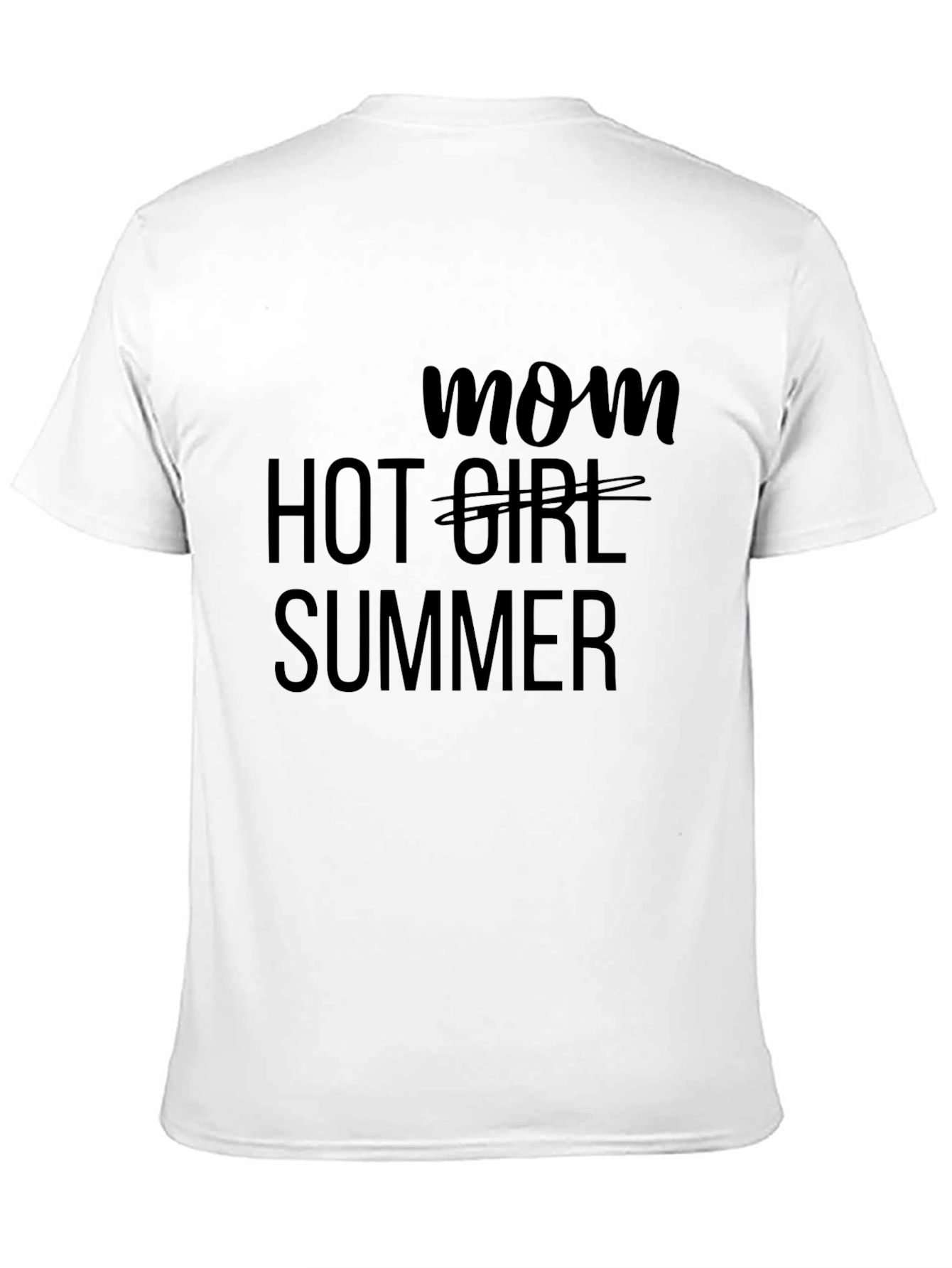 Mom Hot Girl Summer Black Tee