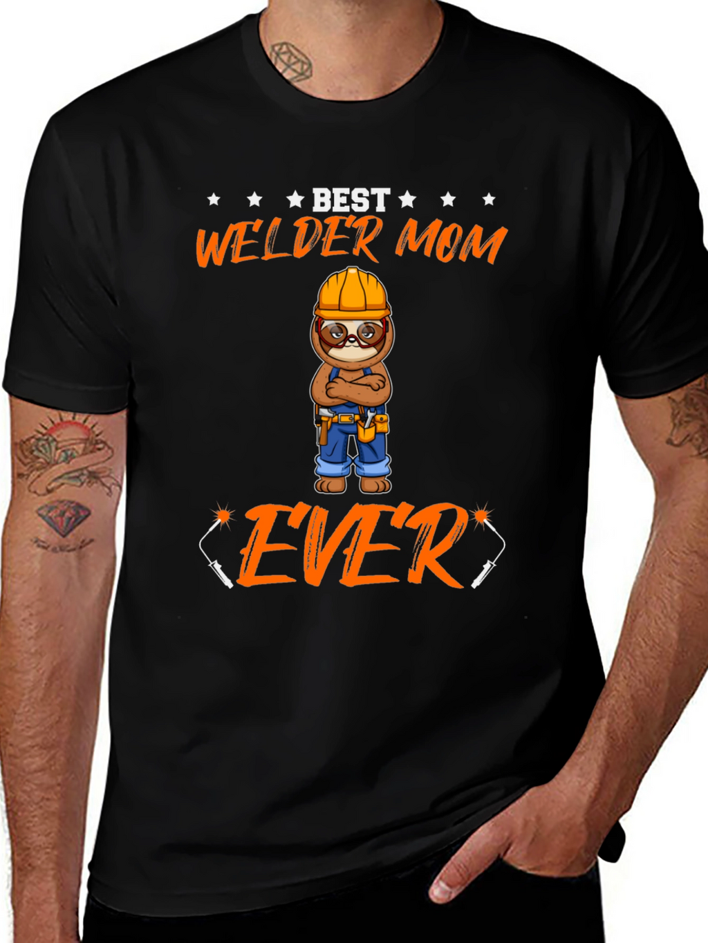 Best Welder Mom Ever Graphic T-Shirt