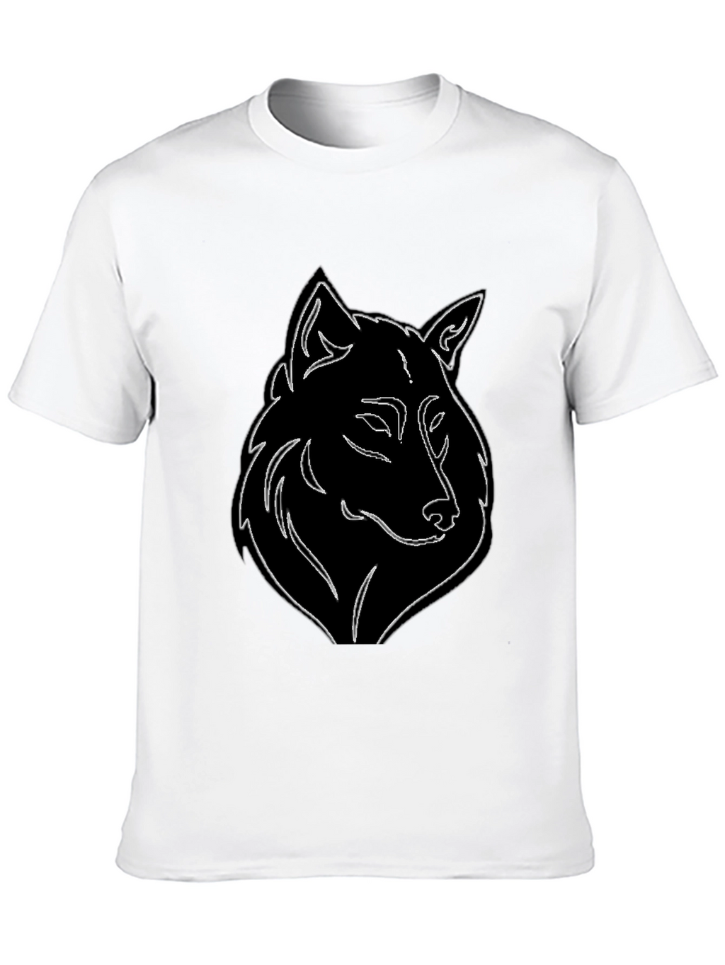 Wolf Graphic Black T-Shirt