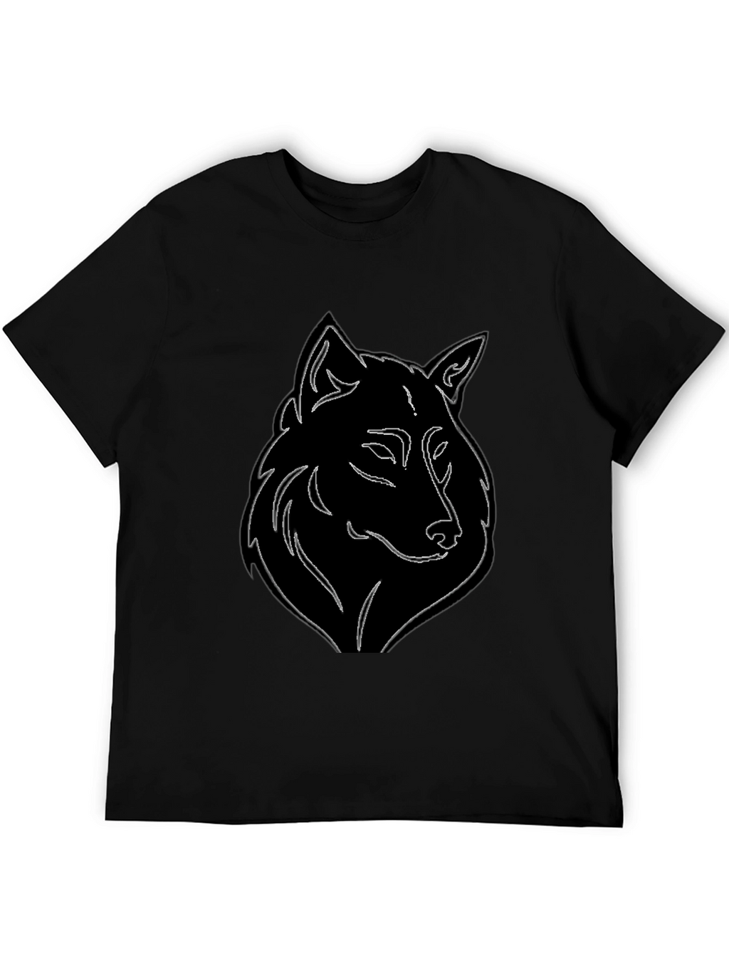 Wolf Graphic Black T-Shirt