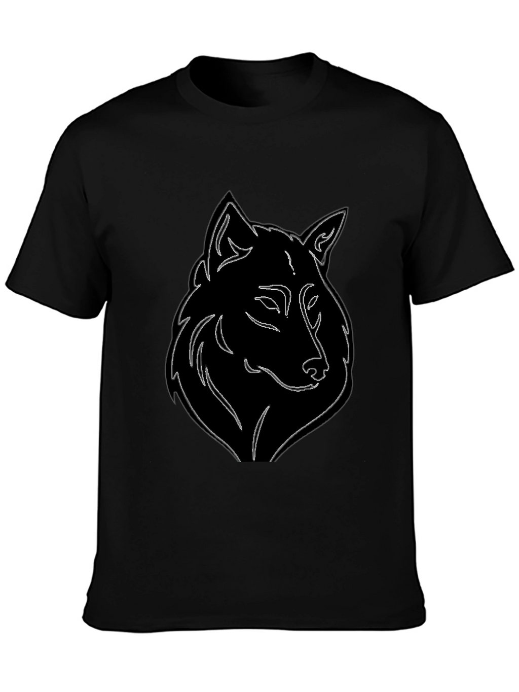 Wolf Graphic Black T-Shirt