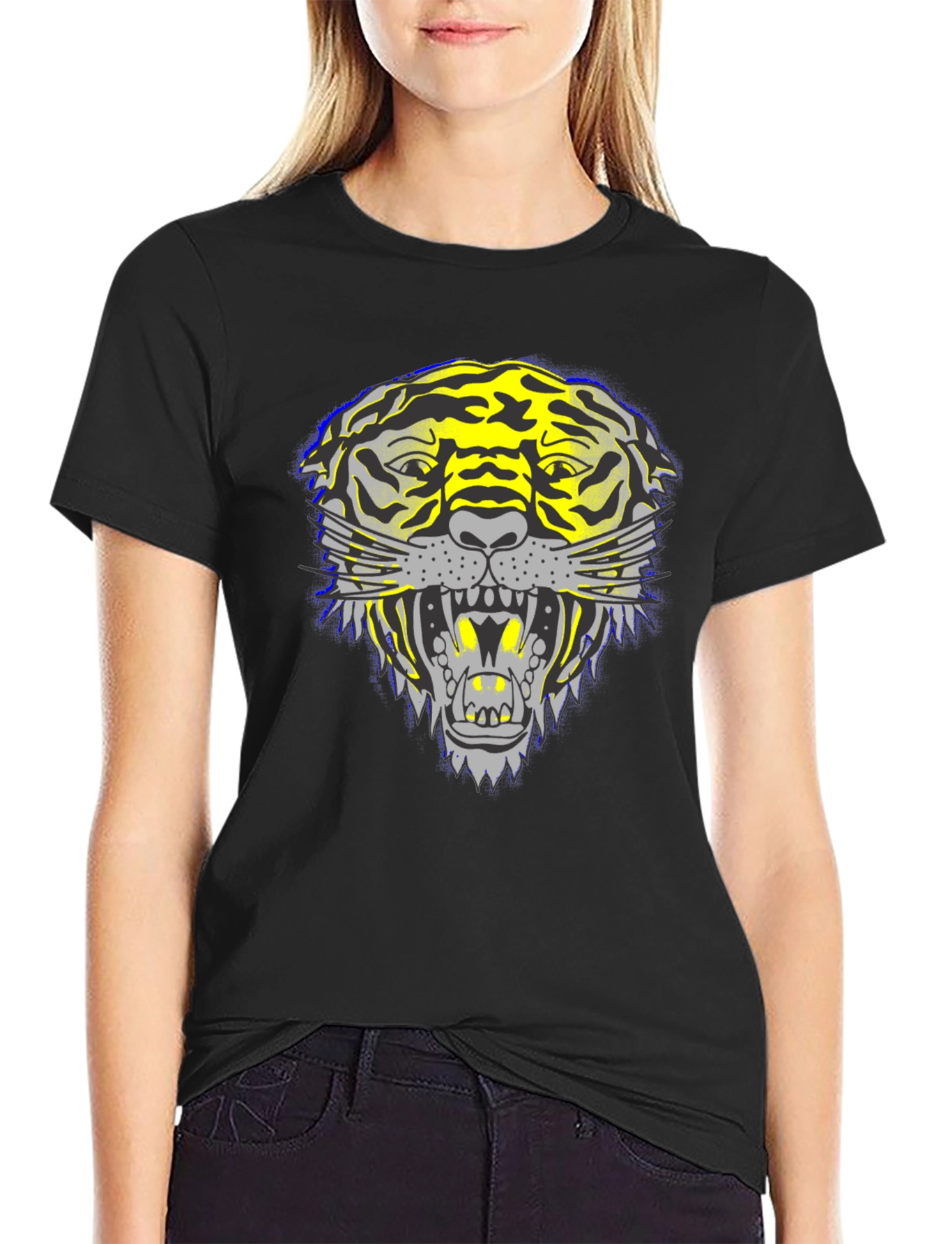 Bold Tiger Graphic Tee - Fierce Style