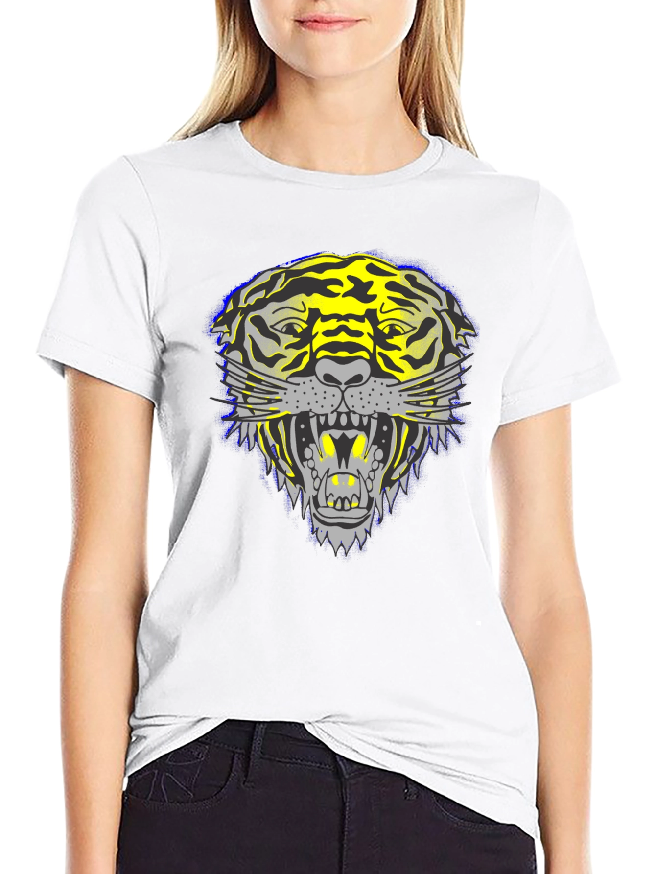 Bold Tiger Graphic Tee - Fierce Style
