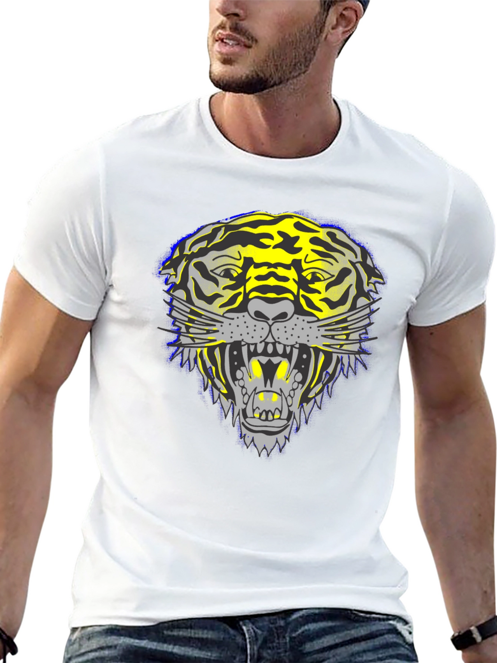 Bold Tiger Graphic Tee - Fierce Style